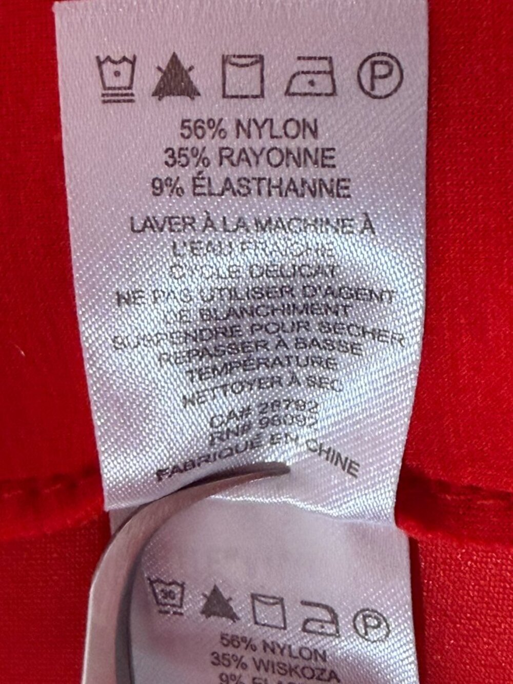 Carolina Belle Montreal Blazer Coat Women Size L Red Long Stretch Snap Closure - Picture 13 of 16